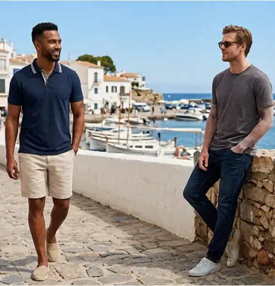 Irtevo banner image featuring the latest men's clothing collection with modern apparel and accessories