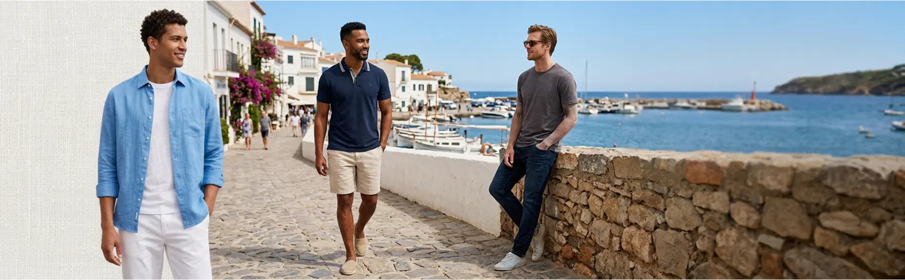 Irtevo banner image featuring the latest men's clothing collection with modern apparel and accessories